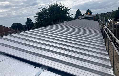 P and F Cladding - Hove - Standing Seam Metal Roof System