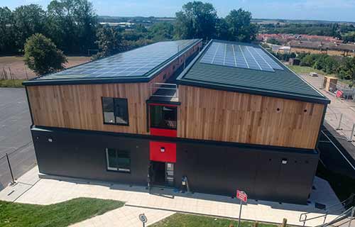 P and F Cladding - Latimer Arts College - Kettering