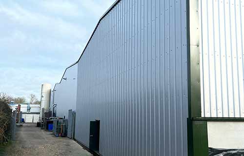 P and F Cladding - Wrightfield Ltd - Tata Trisomet roof