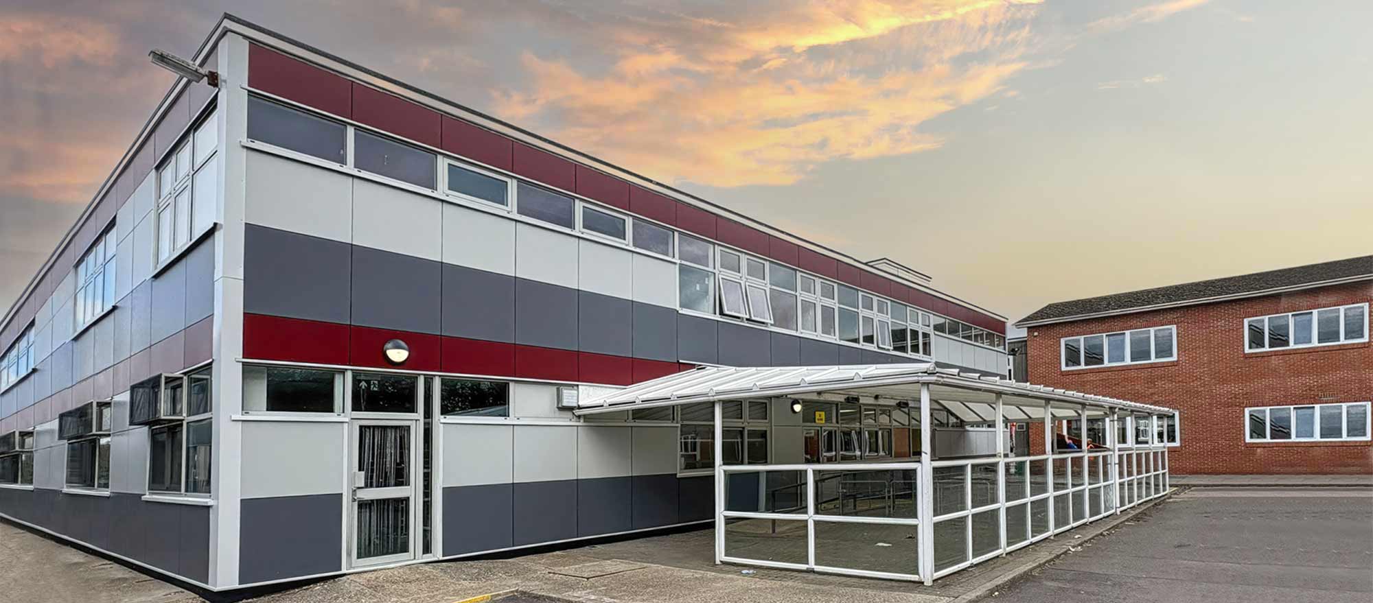 P and F Cladding - roofing and wall cladding Essex and Suffolk - Colne School